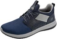 Tênis Skechers Delson-Camben Navy Masculino com Espuma de Memória 10.5 US