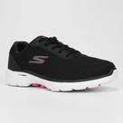 Tênis Skechers Feminino Preto Ref:124514 Tênis Skechers Feminino Preto Ref:124514