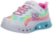 Tênis Skechers Flutter Heart Lights-Groovy branco/multi