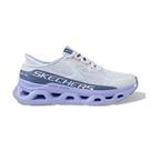 Tênis Skechers Glide Step Atlus Azul Claro e Rosa Feminino