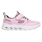 Tênis Skechers Glide Step Flow Rosa e Preto Infantil