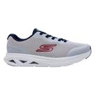 Tênis Skechers Glide-Step Vortex - Avalin Gtm-221041 Cinza/Azul Marinho