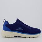 Tênis Skechers Go Walk 6 Marinho e Off White
