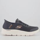 Tênis Skechers Go Walk Flex Cinza e Branco Tênis Skechers Go Walk Flex Cinza e Branco