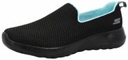 Tênis Skechers Go Walk Joy feminino preto/aquático tamanho 9,5