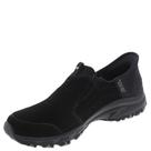 Tênis Skechers Hillcrest Sunapee Preto em Camurça Resistente à Água