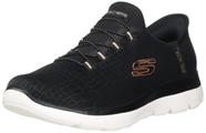 Tênis Skechers Summits Classy Night Women preto/rosa dourado