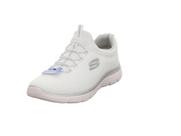 Tênis Skechers Summits Femininos Branco/Prateado WSL Tamanho 6.5
