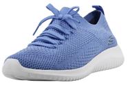Tênis Skechers Ultra Flex Salutations Feminino Azul Periwinkle 11 M