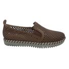 Tênis Slip On Bottero Couro Bege 374106 - Marrom 39