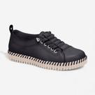 Tênis Slip On Casual Bottero Em Couro Preto