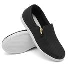 Tênis Slip On com Matelasse Feminino Casual Calce fácil Dia a Dia Passeio
