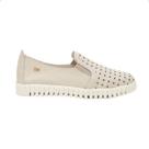 Tênis Slip On Couro Celeste Dayane Magalhães Texturizado