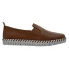 Tênis Slip On Feminino Bottero 369508 Couro Marrom