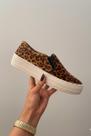 Tênis Slip on Feminino Casual Animal Print Onça