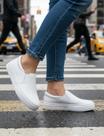 Tênis Slip on Feminino Casual Basic Branco