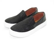Tênis Slip On Gliter preto Linda Morena