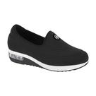 Tênis Slip On Modare Ultraconforto Linho Casual Preto