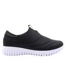 Tênis Slip On Preto Elastano Usaflex Tênis Slip On Preto Elastano Usaflex