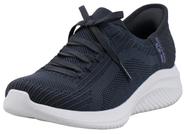 Tênis Slip-On Ultra Flex 3.0 Feminino Skechers Cinza Chumbo 10 EUA