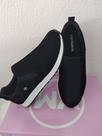 Tenis Slip Preto casual fácil calçar