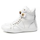 Tênis Sneaker Feminino Cano Alto Leve Macio Treino Academia