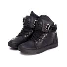 Tênis Sneaker Feminino Caveira Cano Alto Academia Couro Legítimo 50100 Várias Cores