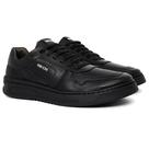 Tênis Sneaker Ferracini 24h Quest Couro com Cadarço Confortável Arredondado