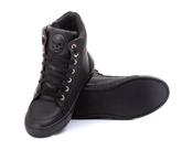 Tenis Sneaker Fitness Feminino Botinha Academia Couro Ziper