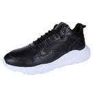 Tenis Sneaker Masculino Couro Palmilha Gel Recortes 3D Macio