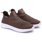 Tênis Sneaker Masculino Ultra Comfort Estilo e Performance Tamanho:37Cor:Café