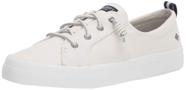 Tênis Sperry Crest Vibe Linen para mulheres, branco, tamanho 5.5