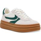 Tênis Steve Madden Dodge feminino branco/verde tamanho 7.5