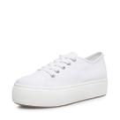 Tênis Steve Madden Elore feminino branco 6,5 M, EUA