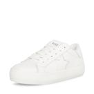 Tênis Steve Madden Starling feminino branco/branco tamanho 8.5