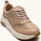 Tênis Street Recort Dourado Feminino Conforto Modare 7401.103.29939 -