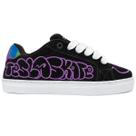 Tênis Tesla Hertz Art Unissex Black White Purple Cor:PretoTamanho:40