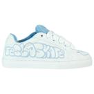 Tênis Tesla Hertz Art White Blue Branco Azul Skate Grafitado Cor:Branco+AzulTamanho:35Gênero:Homem