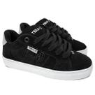 Tênis Tesla Hertz Unissex Camurça Black Reflect Preto