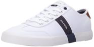 Tênis Tommy Hilfiger Pandora para homens branco/azul/mocha 137