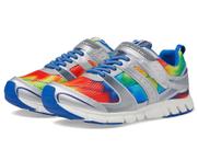 Tênis TSUKIHOSHI 3580 Velocity com fecho de alça prateado juvenil