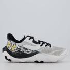 Tênis Under Armour Dime Branco e Preto