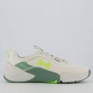 Tênis Under Armour Tribase Reps 2 SE Off White e Verde