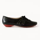 Tênis Urban Luxe Feminino Em Couro Preto 8107