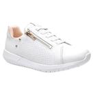 Tenis usaflex elastico branco com ziper Tenis usaflex elastico branco com ziper