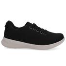 Tênis Usaflex Feminino Casual Preto Tecido Básico UD02009 Cor:PretoTamanho:36Gênero:Mulher
