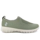 Tenis usaflex slip on tricot monograma
