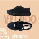 Tênis Vanessa Fashion Nobuck Sola Reta Super Confortável
