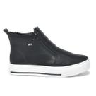 Tênis Via Marte Cano Alto Flatform Pelo Interno 22-1101-02