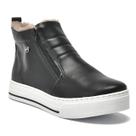 Tênis Via Marte Feminino Cano Alto Ziper Bota Forrado Pelo Tênis Via Marte Feminino Cano Alto Ziper Bota Forrado Pelo